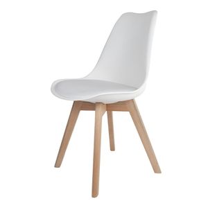 Cadeira Saarinen Wood Branca