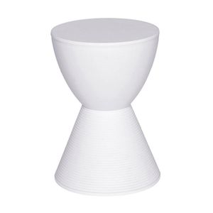 Banquinho Tube em Polipropileno Branco