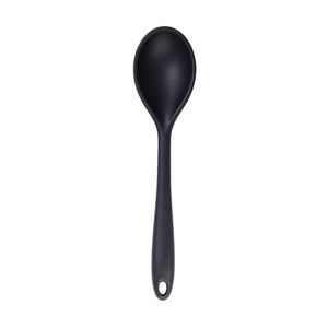 Colher De Silicone Duplo Preta - Oikos