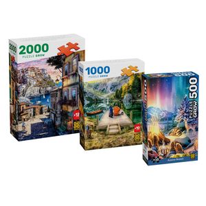 Combo Quebra-cabeças Diversão ao ar livre