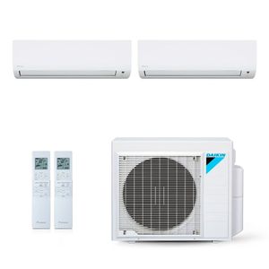 Ar-Condicionado Multi Split Inverter Daikin 18.000 BTUs (2x Evap HW 9.000) Quente/Frio 220V