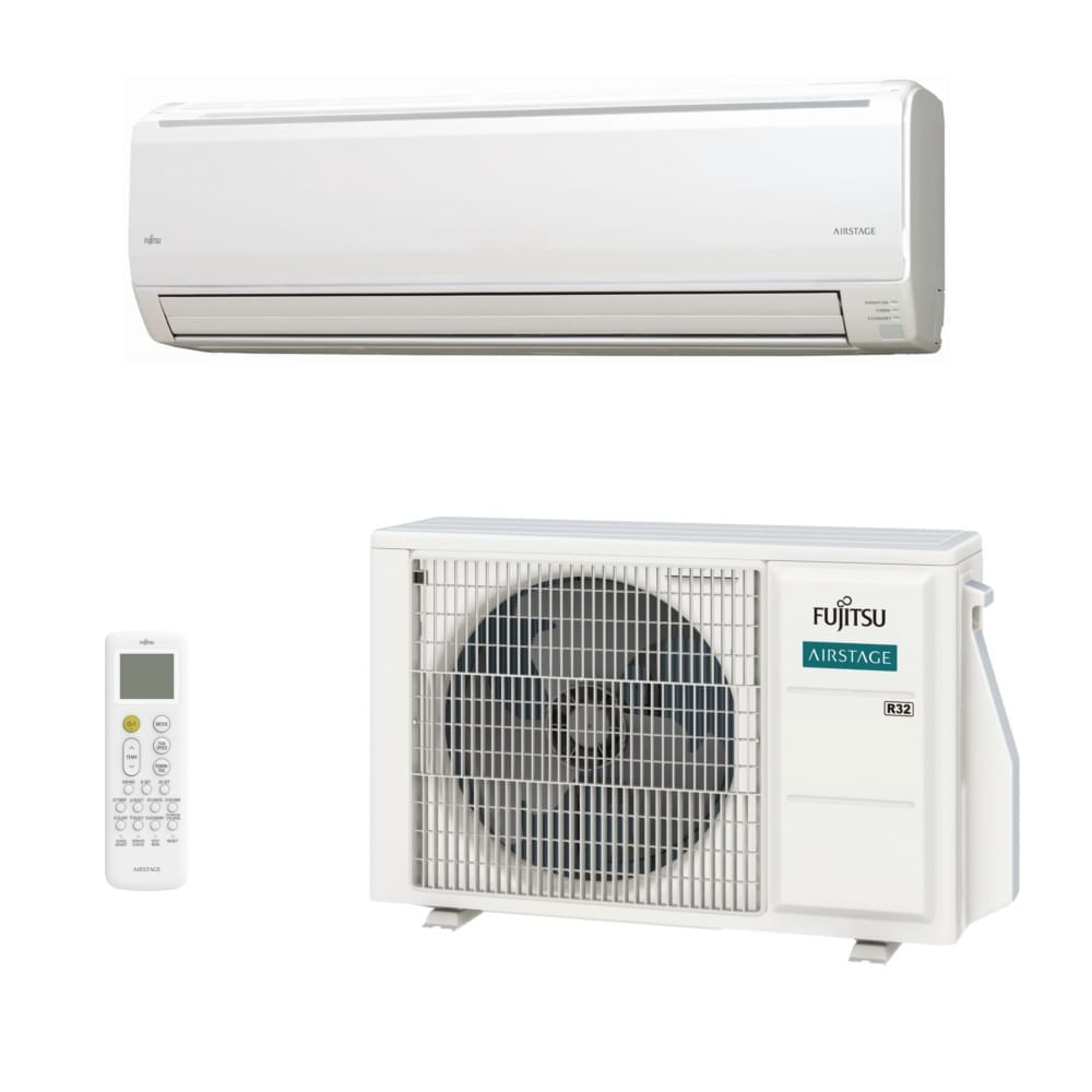 Ar-condicionado Split HW Inverter Fujitsu Airstage Premium 18.000 BTUs R-32 Só Frio 220V