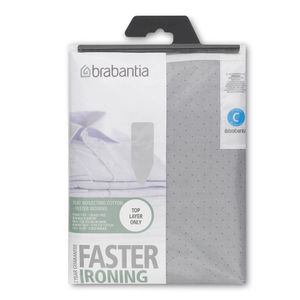 Capa para Tábua de Passar em Algodão Metalizado 124cm x 45cm Brabantia c