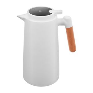 Garrafa Térmica de Plástico com Termômetro Tap Branca 1L
