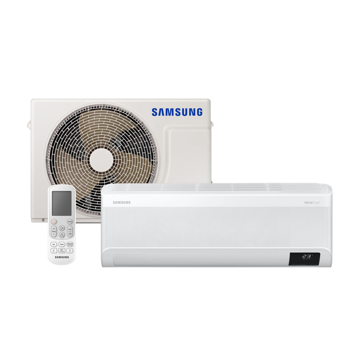 Ar Condicionado Split 12000 Btu Frio Wind Free Connect - Inverter - Samsung - 220v - Ar12bvfaawk/az