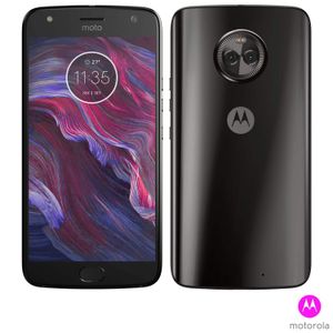 Moto X4 Preto Motorola com Tela de 5,2?, 4G, 32 GB e Câmera de 12 MP+8 MP - XT1900