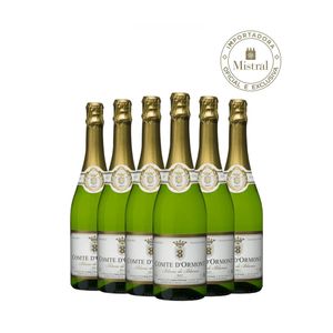 Kit 6 Espumantes Blanc De Blancs Comte D'ormont Brut