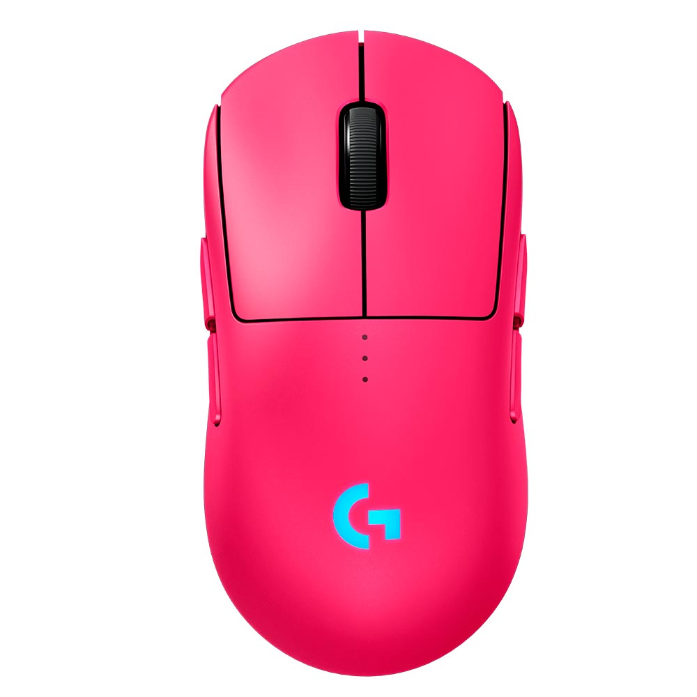 Imagem do produto Mouse Gamer sem fio Logitech G Pro 2 Lightspeed - Rosa/Magenta em Fast Shop