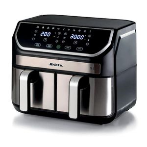 Fritadeira Air Fryer Dual com 9 Litros de Capacidade Metal Ariete 4625 com Cesto Duplo - 00C46250