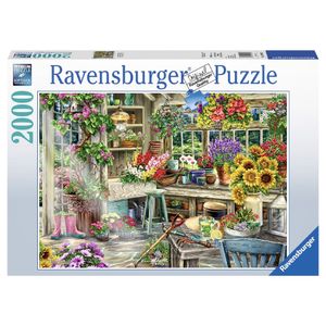 Puzzle 2000 peças Jardim Paradisíaco - Ravensburger - Importado