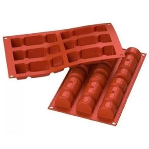 Forma 6 Moldes Tribon Shape Sobremesa Silicone Silikomart