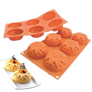 Forma Girassol Silicone 6 Moldes Doce Sunflower Silikomart