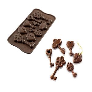 Forma Silicone Mini Bombom Chocolate Choco Keys Silikomart