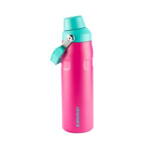 GARRAFA STANLEY TÉRMICA AEROLIGHT FAST FLOW EM AÇO INOX 710ML PASSION PINK 08404-00