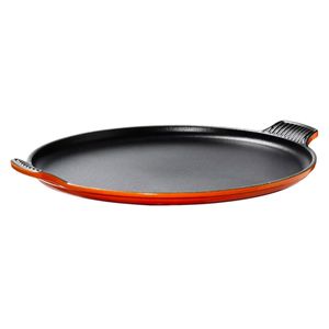 Forma para Pizza Ferro Esmaltado 32 cm Vermelho Le Creuset