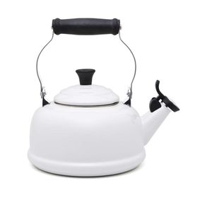 Chaleira com Apito Tradicional Branco Le Creuset