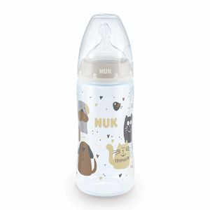 Mamadeira Controle de Temperatura First Choice 300ml Cat NUK