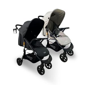 Carrinho de Bebê Passeio Vira Berço Startravel Maxi Baby - Cinza
