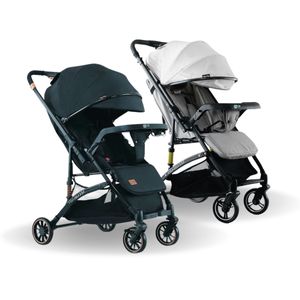 Carrinho de Bebê Passeio Com Alça Reversível YouGo Maxi Baby - Cinza