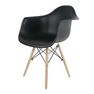 Cadeira com Braços Eames  Preto