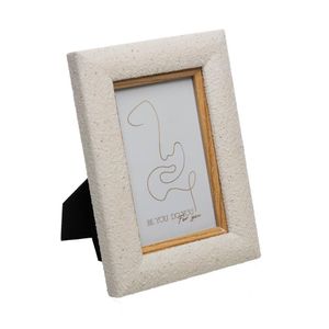 Porta-Retrato Textura 10cm x 15cm Branco Mdf - Wolff