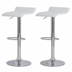 Conjunto 2 Banquetas Altas Estofadas Para Cozinha Balcão Bancada Ilha Giratória Belo Horizonte Tóquio Bh Branco