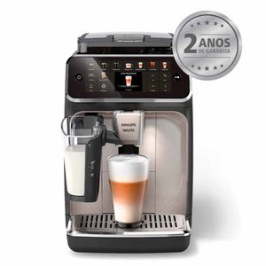 Cafeteira Espresso Superautomática LatteGo Série 5500 Philips Walita Preta e Cromada - EP5547