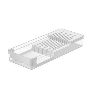 Organizador De Facas Clear Branco - Ou