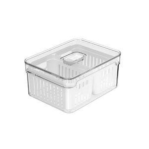 Organizador Clear Fresh Com 2 Cestos 2,2 Litros Natural - Ou