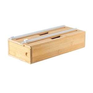 Organizador De Gaveta Para Rolos Keep Bambu 33,5X6,5Cm - Ou