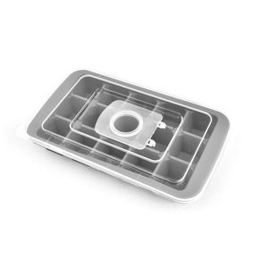 Forma De Gelo Com Tampa Silicone - James.F