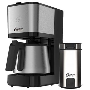 Kit Cafeteira Inox 1,2L e Moedor de Café Oster