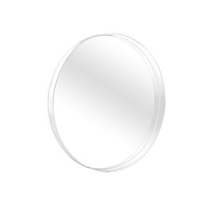 Espelho Decorativo Round Interno Branco 50 cm Redondo