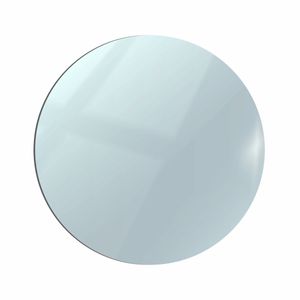 Espelho Multiuso Lapidado Pendurador Led Amarelo 60cm Redondo
