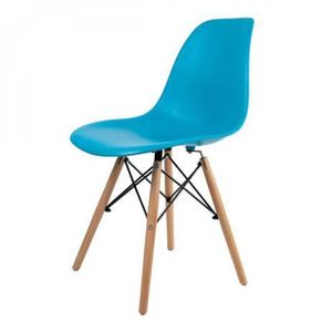 Conjunto 2 Cadeiras Eames  Azul Turquesa