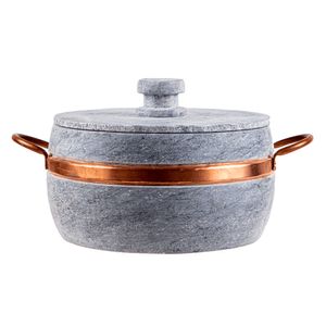 Panela De Pedra Sabão 21Cm - Rei Das Panelas