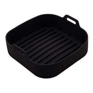 Forma De Silicone Para Fritadeira Elétrica Preta 20Cm - Hauskraft