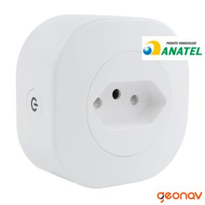 Adaptador de Tomada Inteligente Compatível com Alexa e Google Assistant - Geonav