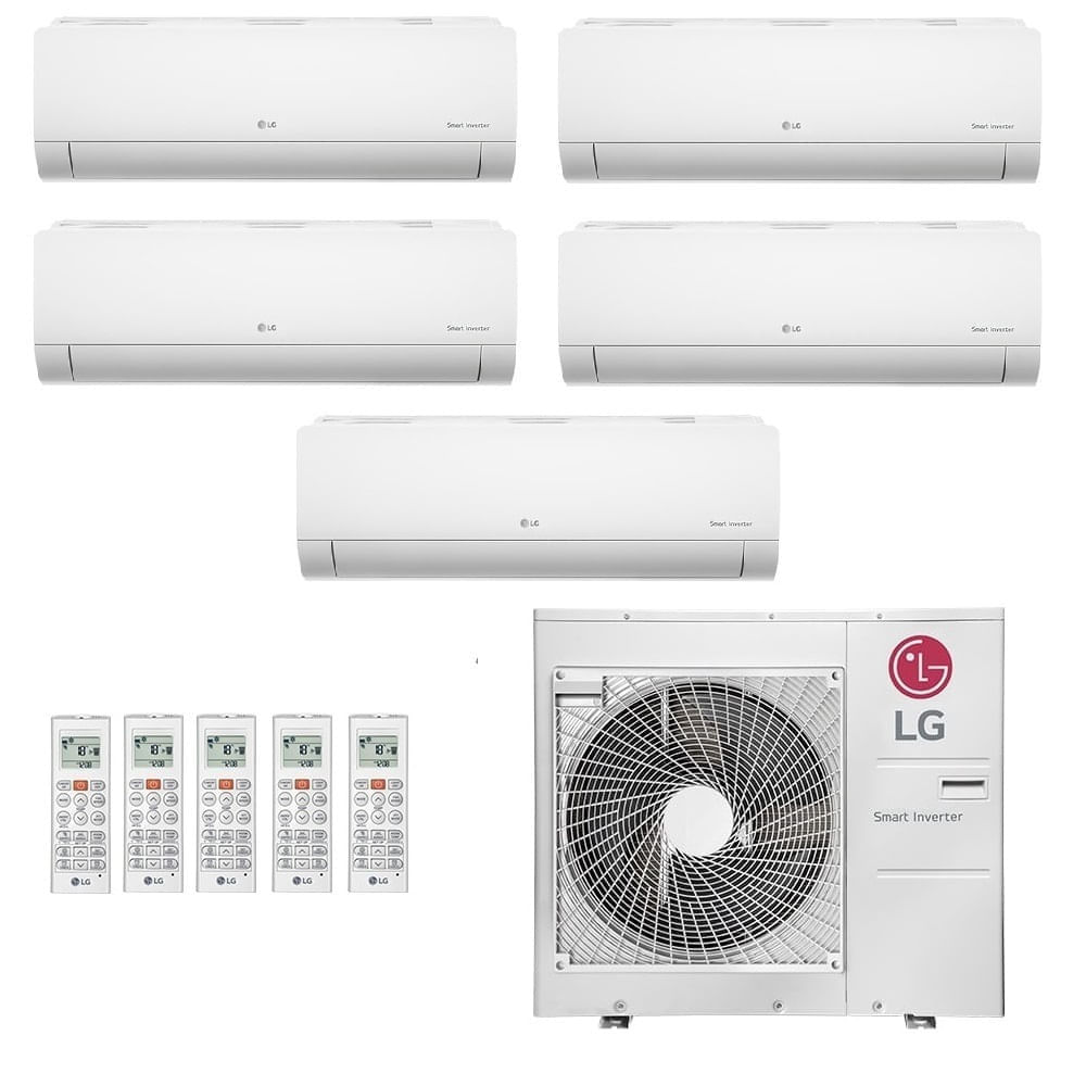 Ar Condicionado Multisplit Penta 63000 Btu(3x9000+12000+24000) Quente/frio - Inverter - LG - 220v - Amnw24gska0 Amnw12gsja0 Amnw09gsja0 / A5 Ar Condicionado Multisplit Penta 63000 Btu(3x9000+12000+24000) Quente/frio - Inverter - LG - 220v - Amnw24gska0 Amnw12gsja0 Amnw09gsja0 / A5