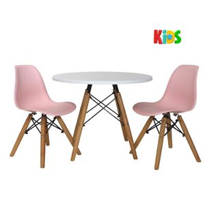 Mesa Eiffel Infantil + 2 Cadeiras Eiffel Infantil