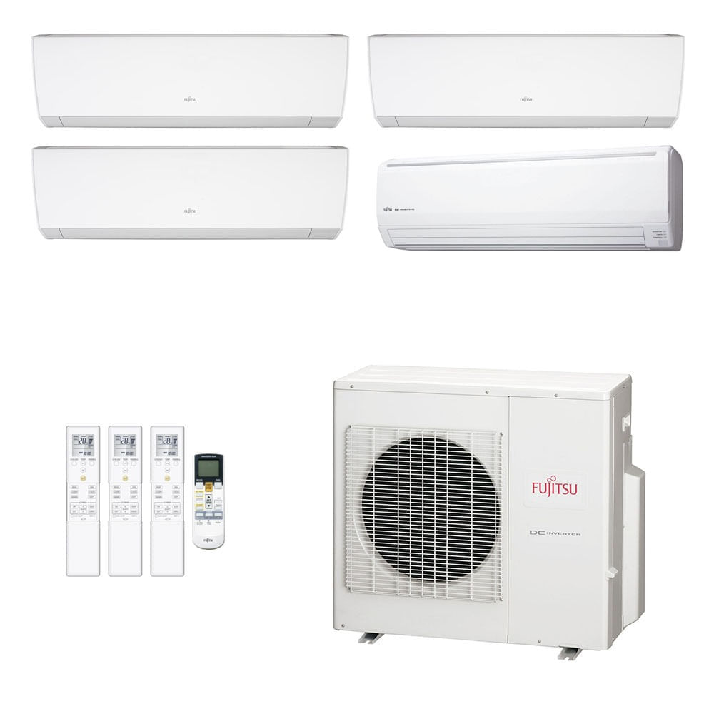 Ar Condicionado Multisplit Quad 45000 Btu(3x9000+18000) Quente/frio - Inverter - Fujitsu - 220v - Asbg09lmca Asbg18lfca / Aobg30lat4 Ar Condicionado Multisplit Quad 45000 Btu(3x9000+18000) Quente/frio - Inverter - Fujitsu - 220v - Asbg09lmca Asbg18lfca / Aobg30lat4