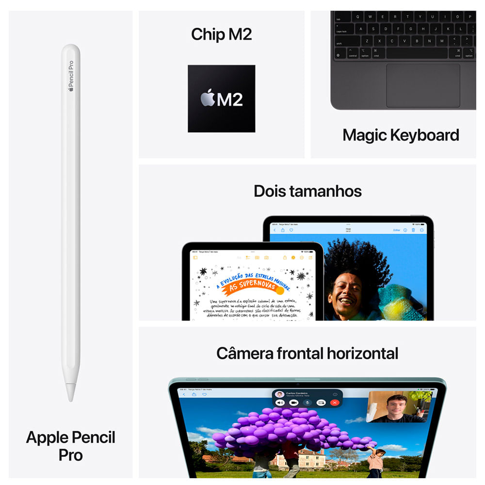 iPad Air Apple Processador M2 (11 iPad Air Apple Processador M2 (11