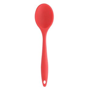 Colher para Servir de Silicone Vermelha 27cm - Lyor