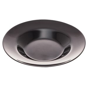 Prato de Vidro Opalino Friends Time Pasta Black 28cm - Lyor