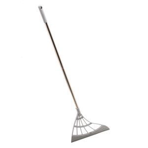 MOP Dry de Aço Inox e Plástico com Cabo Desmontável Cinza