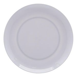 Prato para Sobremesa de Melamina Milão Branco 18cm - Lyor