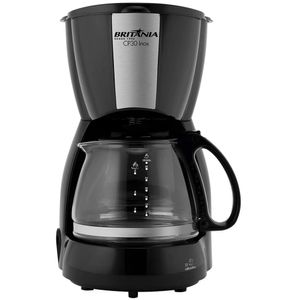 Cafeteira Britânia 1,2 Litros Preto/Inox CP30 – 127 Volts