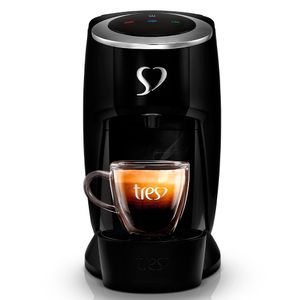 Cafeteira Espresso Touch Preta Automática - TRES 3 Corações