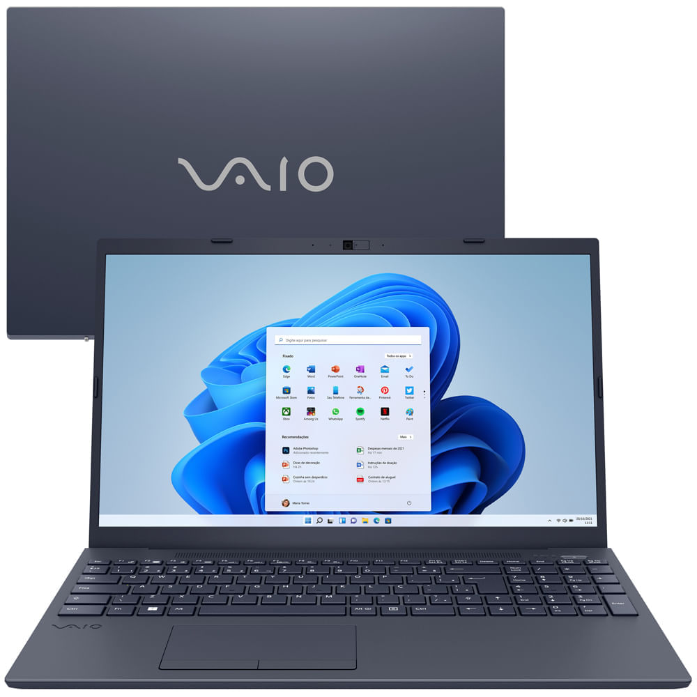 Notebook - Vaio Vjfe55f11x-b0511h I5-1135g7 2.40ghz 8gb 256gb Ssd Intel Hd Graphics Windows 11 Home Fe15 15,6