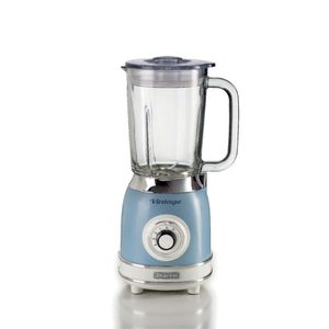 Liquidificador Ariete Vintage Azul, Copo de Vidro de 1,5L, 1000W